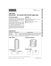 74ACTQ14SCX datasheet.datasheet_page 1