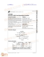 LMC6082 datasheet.datasheet_page 1