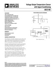 AD22100STZ Datenblatt PDF