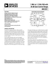 ADL5331ACPZ-R7 datasheet.datasheet_page 1