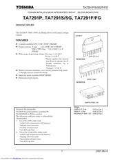 TA7291FG(5,EL) 数据规格书 1