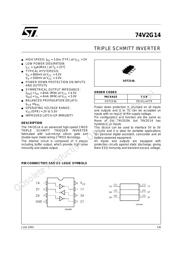 74V2G14STR datasheet.datasheet_page 1