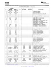 DRV8809PAP 数据规格书 4