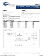 CY26121ZI-21 数据规格书 1