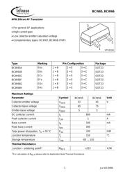 BCW66 数据规格书 1