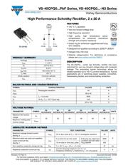 40CPQ100PBF Datenblatt PDF