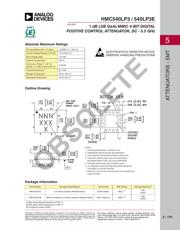 HMC540LP3ETR datasheet.datasheet_page 4