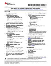 MSP430F5152IRSBT datasheet.datasheet_page 1