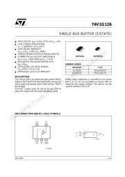 74V1G126CTR datasheet.datasheet_page 1