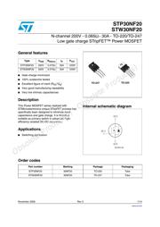 STW30N20 datasheet.datasheet_page 1