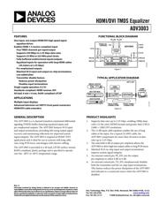 ADV3003-EVALZ datasheet.datasheet_page 1