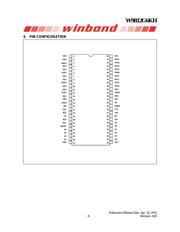 W9812G6KH-6 TR 数据规格书 4