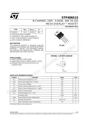 STP40NS15 datasheet.datasheet_page 1