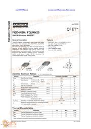 FQD4N20 datasheet.datasheet_page 1