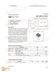 IRLMS1503 datasheet.datasheet_page 1