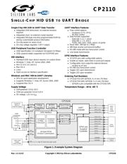 CP2110-F01-GMR 数据手册