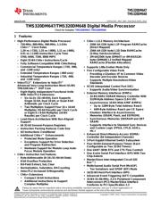 TMS320DM648ZUT7 datasheet.datasheet_page 1