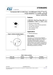 STD9N40M2 datasheet.datasheet_page 1