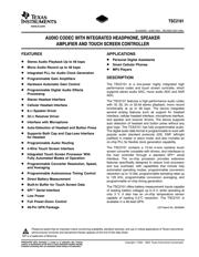 TSC2101IRGZG4 datasheet.datasheet_page 1