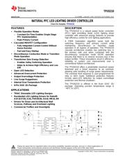 TPS92210DR Datenblatt PDF