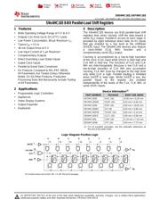 SN74HC165 Datenblatt PDF