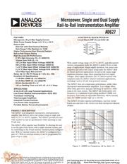 AD627 datasheet.datasheet_page 1