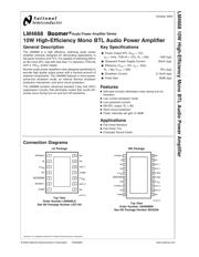 LM4668LDXNOPB datasheet.datasheet_page 1