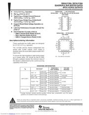SN74LV126ADR 数据规格书 1