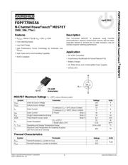 FDPF770N15A datasheet.datasheet_page 1