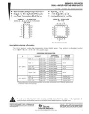 SN74HC20PWR 数据规格书 1