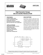 ADS1201U1KG4 datasheet.datasheet_page 1