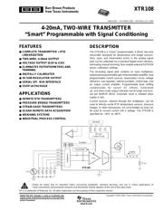 XTR108EA 数据规格书 1