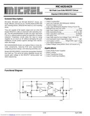MIC4420 数据规格书 1