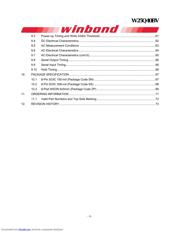 W25Q40BVSNIG 数据规格书 4