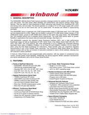 W25Q40BVSNIG 数据规格书 5