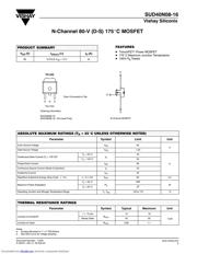SUD40N08-16-T1-E3 数据规格书 1