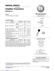 2N5550 Datenblatt PDF