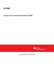 LPC662AIM/NOPB 数据规格书 1