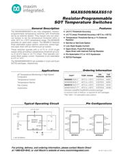 MAX6510CAUT/GH9 数据规格书 1