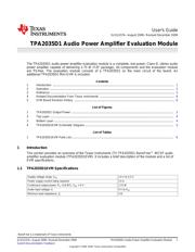 TPA2035D1EVM 数据规格书 1