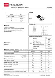 RS1E280BNTB 数据规格书 1