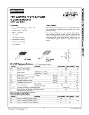 FDP12N60NZ datasheet.datasheet_page 1