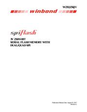 W25Q256JVEIQ Datenblatt PDF