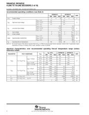 SN74HC42 数据规格书 4