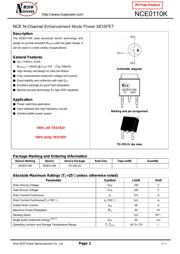 NCE0110K datasheet.datasheet_page 1