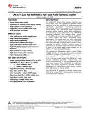 LME49740NA/NOPB Datenblatt PDF