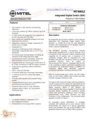 MT90812 datasheet.datasheet_page 1