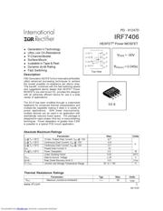 IRF7406 datasheet.datasheet_page 1