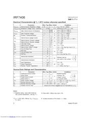 IRF7406 数据规格书 2