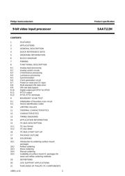 SAA7113H/V2 datasheet.datasheet_page 2